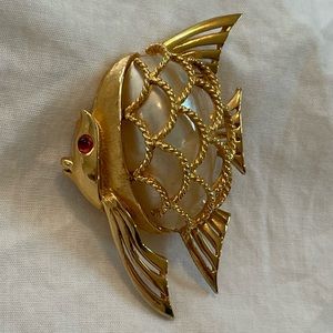 Vintage BOUCHER Fish Brooch.